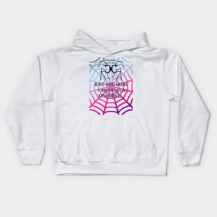 COBWEB COTTAGE - JUST ONE MORE TARANTULA Kids Hoodie